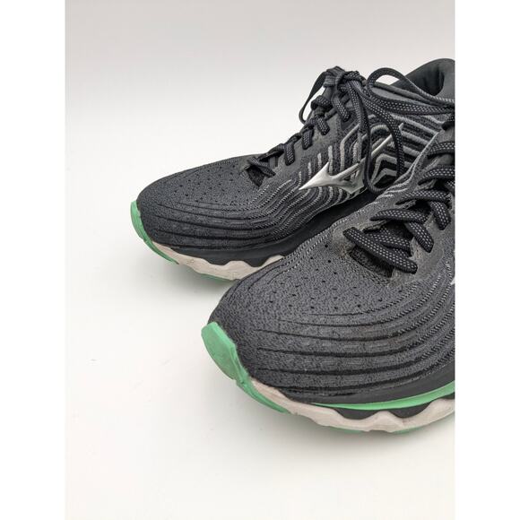 Mizuno Wave Horizon 6 women's athletic sneakers Color: Iron Gate US8 EU38.5 - Picture 12 of 14